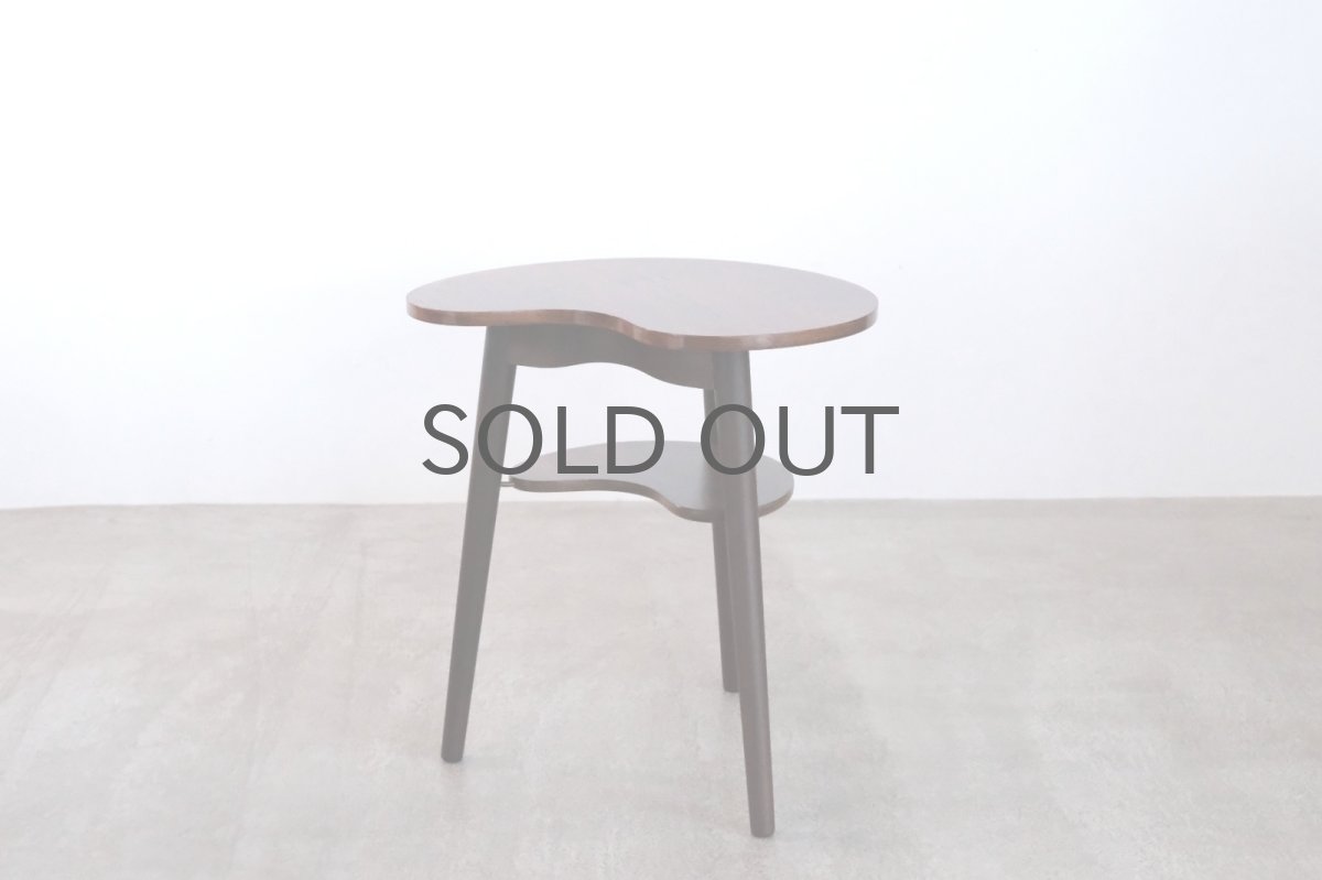 画像3: 北欧ビンテージ家具/デンマーク/ローズウッド/ミニサイドテーブル/ビーンズ型2段 (3)