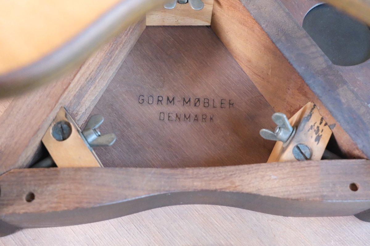 画像8: 北欧ビンテージ家具/デンマーク/ローズウッド/ミニサイドテーブル/ビーンズ型2段 (8)