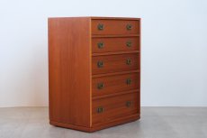 画像2: 北欧ビンテージ家具/デンマーク/Silkeborg 社製/Henning Korch/ドゥロワー/ミニチェスト (2)