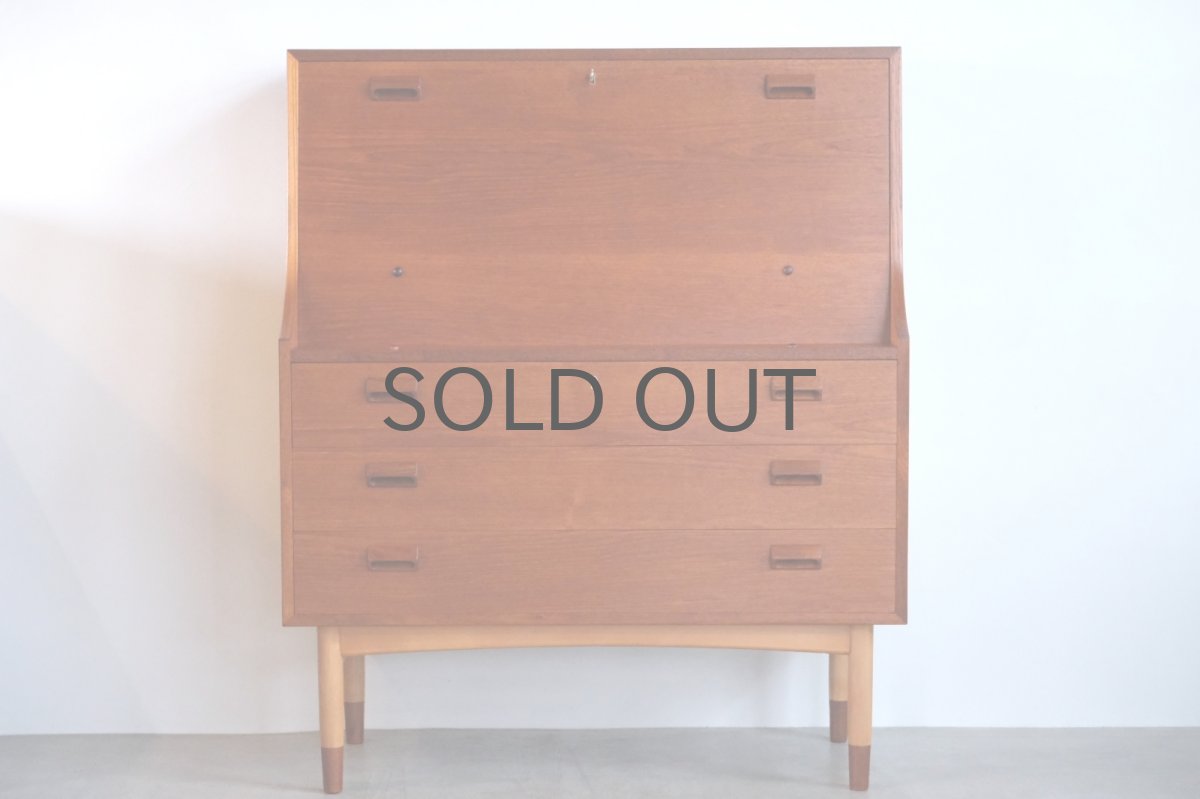 画像3: 北欧ビンテージ家具/デンマーク/Borge Mogensen /ボーエ モーエンセン/ライティングビューロー　 (3)