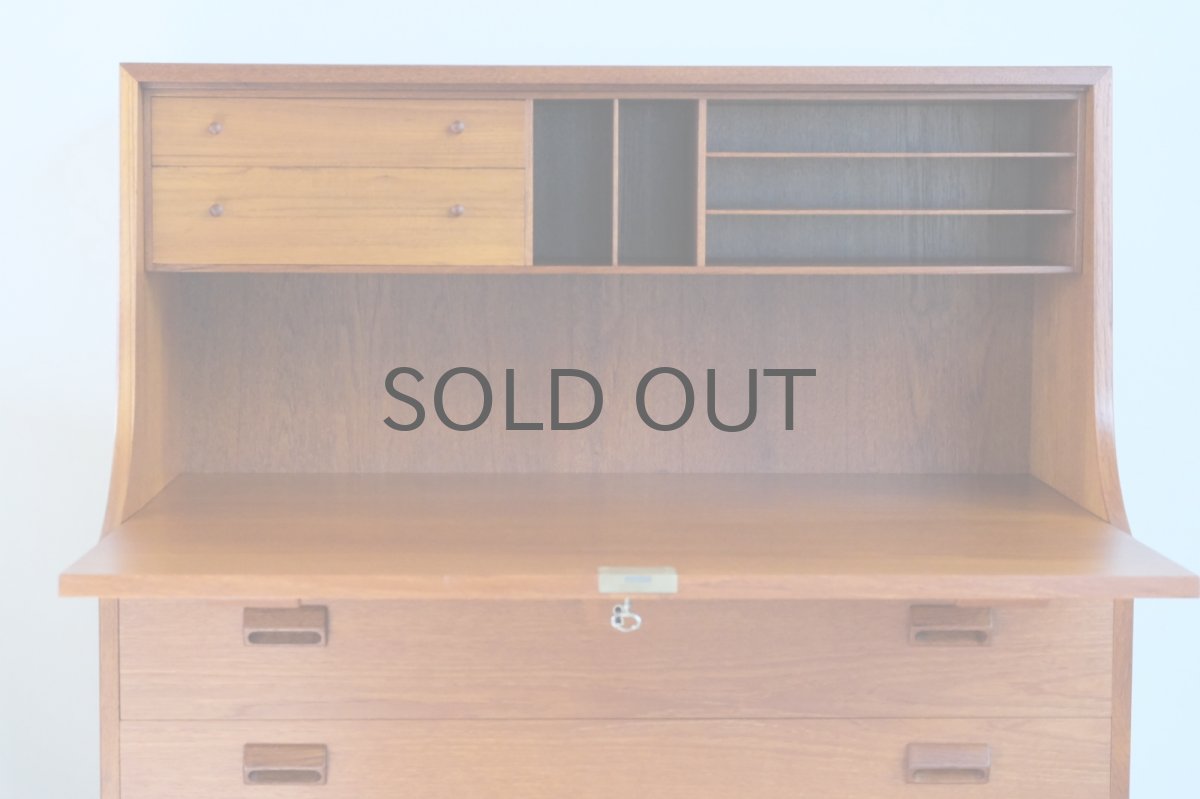 画像7: 北欧ビンテージ家具/デンマーク/Borge Mogensen /ボーエ モーエンセン/ライティングビューロー　 (7)