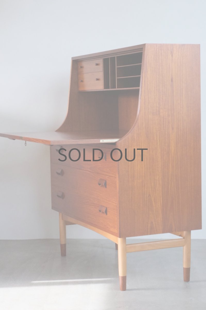 画像4: 北欧ビンテージ家具/デンマーク/Borge Mogensen /ボーエ モーエンセン/ライティングビューロー　 (4)