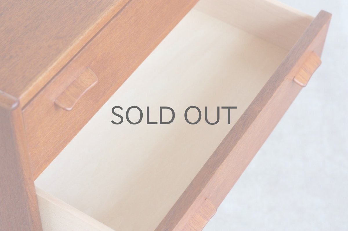 画像7: ビンテージ北欧家具/デンマーク製/Poul Volther/ポール ボルザー/チェスト/3段 (7)