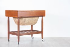 画像1: 北欧ビンテージ家具/デンマーク製/ソーイングキャビネッ/ Ejvind A. Johansson  (1)