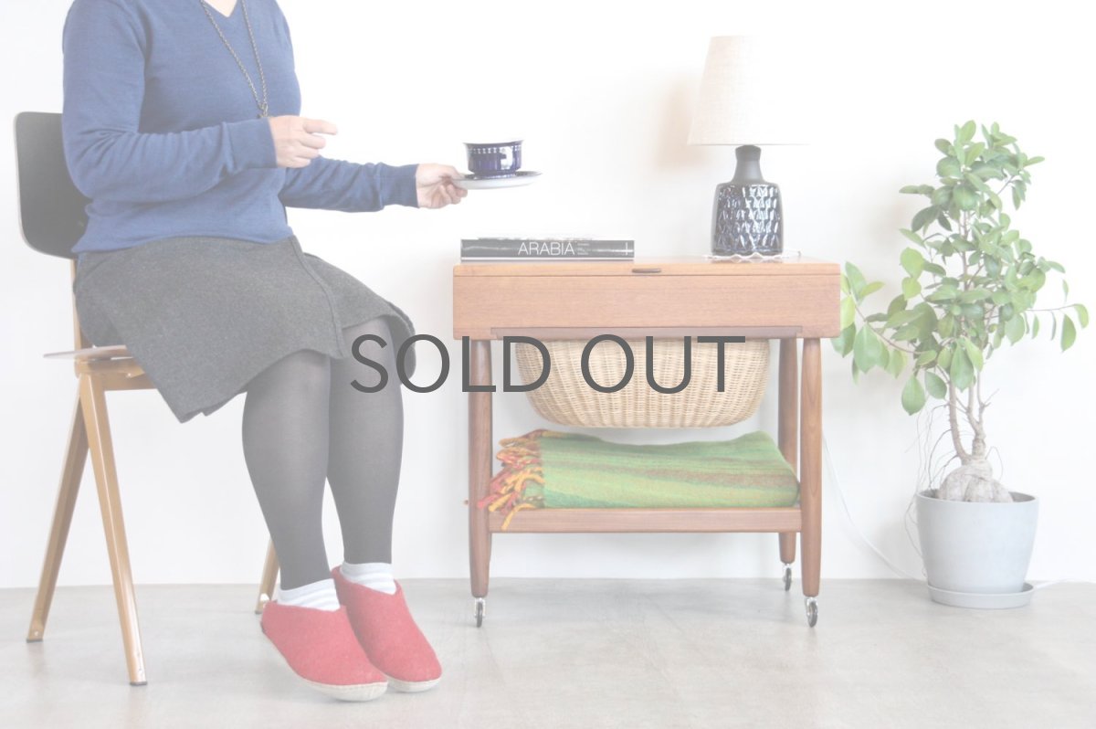 画像7: 北欧ビンテージ家具/デンマーク製/ソーイングキャビネッ/ Ejvind A. Johansson  (7)