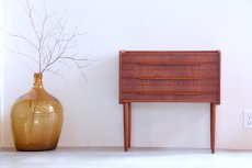 画像1: ビンテージ北欧家具/デンマーク製/３段チェスト/チーク (1)