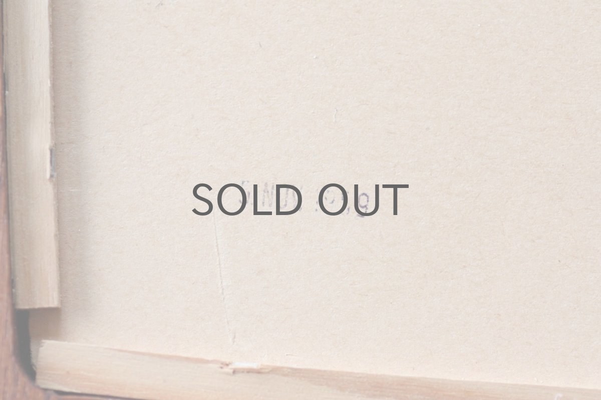 画像7: デンマーク製/ビンテージミラー/G&T inr varumärke/チークフレーム✕革/新品鏡 (7)