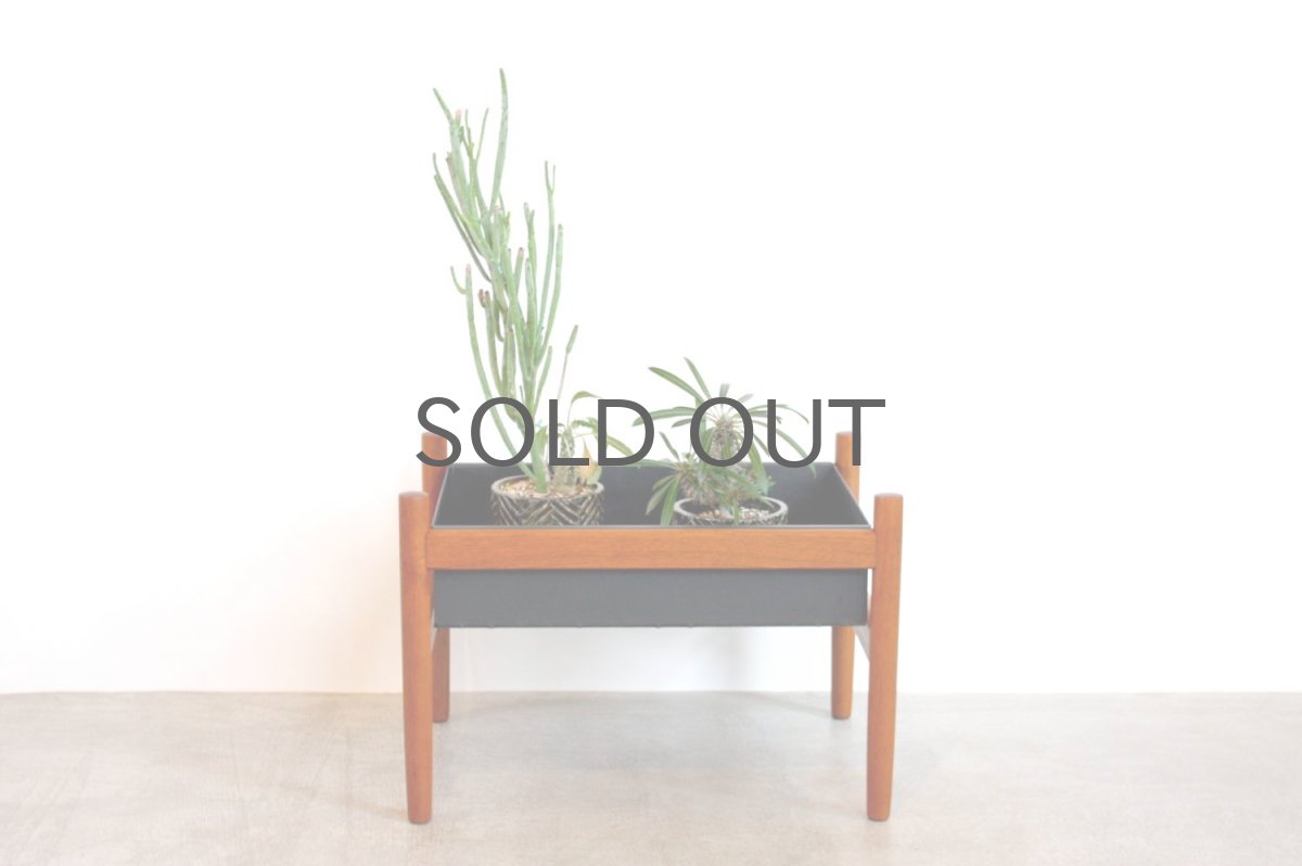 画像2: ビンテージ北欧家具/デンマーク/チーク✕アイアン/プランター (2)