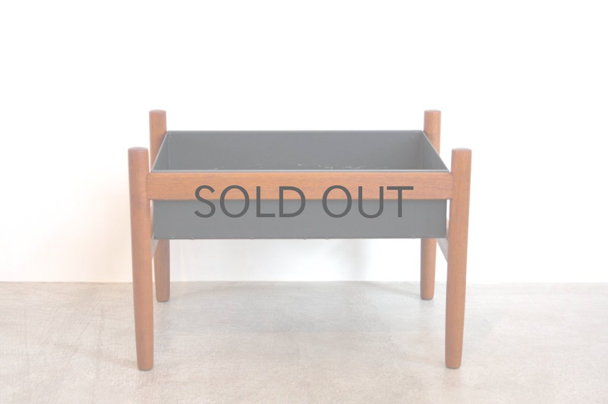 画像4: ビンテージ北欧家具/デンマーク/チーク✕アイアン/プランター (4)