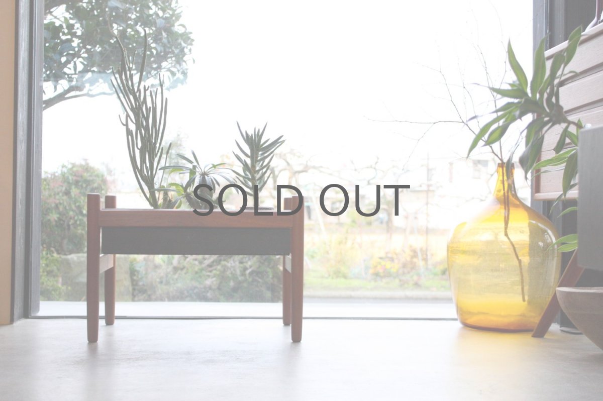 画像8: ビンテージ北欧家具/デンマーク/チーク✕アイアン/プランター (8)