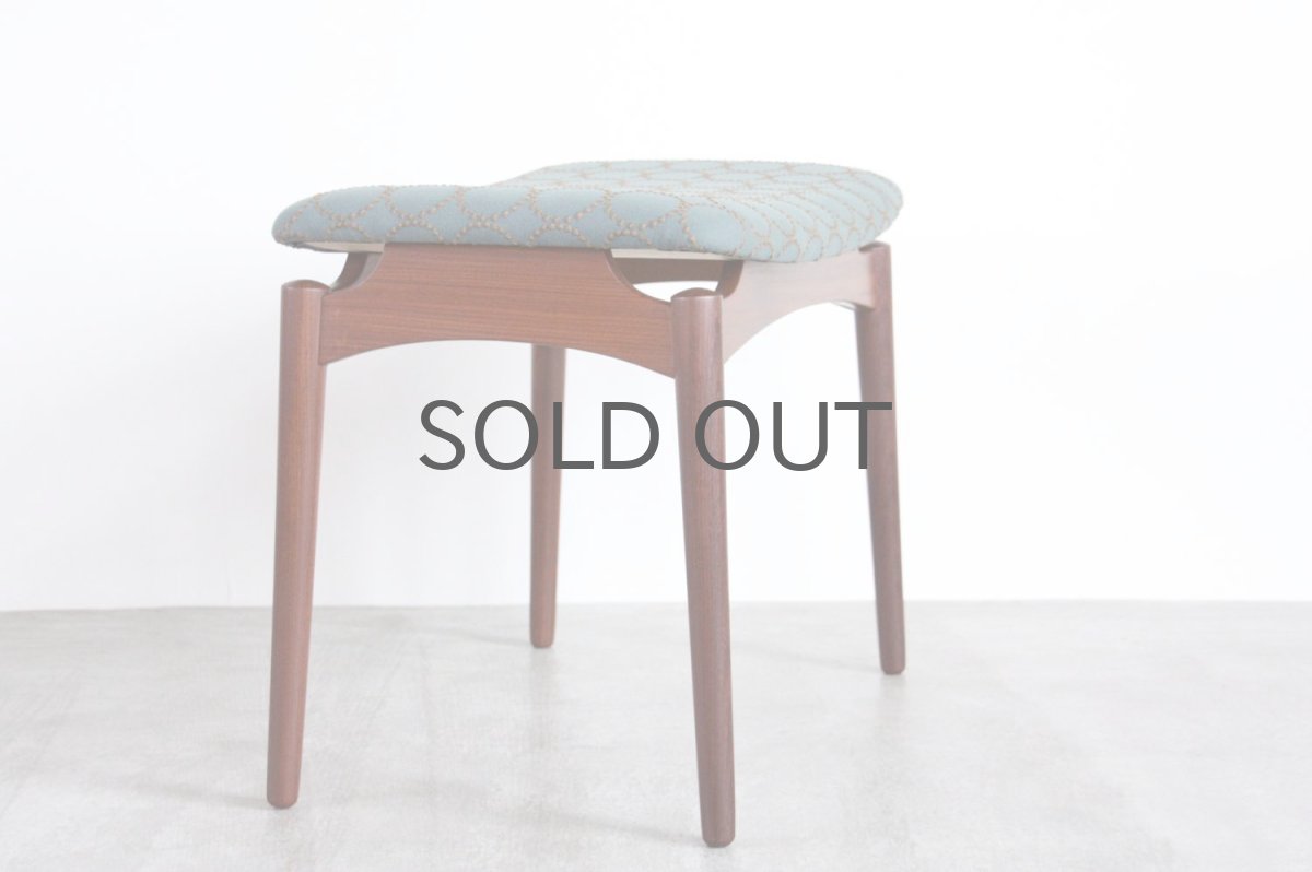 画像4: 北欧ビンテージ家具/デンマーク製/スツール✕ミナ ペルホネン/tambaurine/タンバリン/dop/No.1 (4)