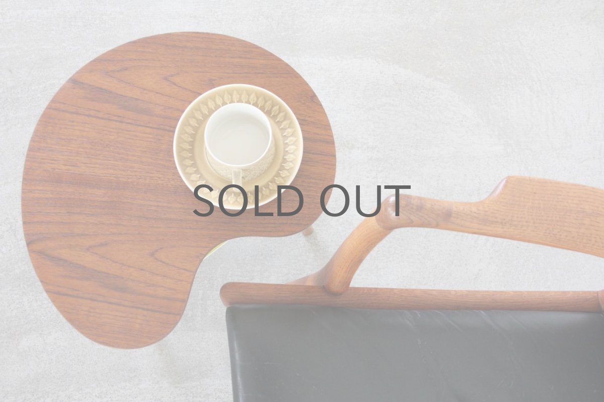 画像6: 北欧家具/ビーンズテーブル/サイドテーブル/チーク&オーク (6)