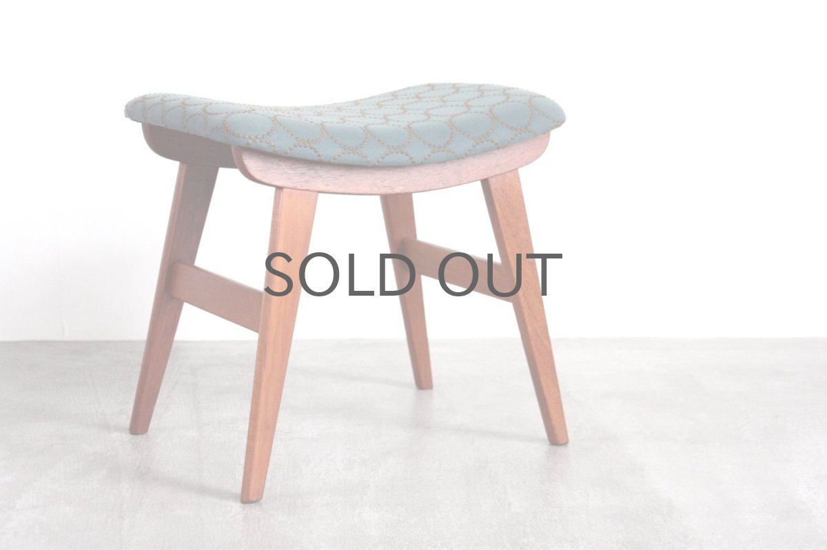 画像3: 北欧ビンテージ家具/デンマーク製/スツール✕ミナ ペルホネン/tambaurine/タンバリン/dop/No.2 (3)