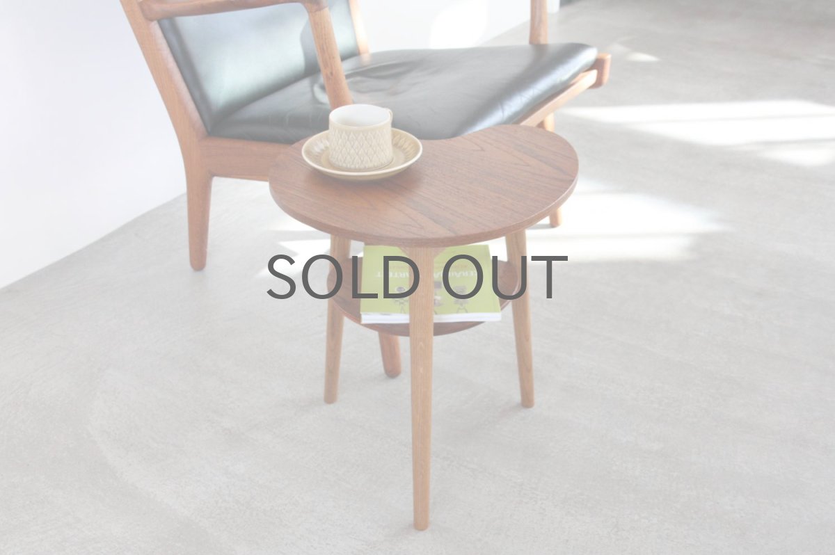 画像8: 北欧家具/ビーンズテーブル/サイドテーブル/チーク&オーク (8)