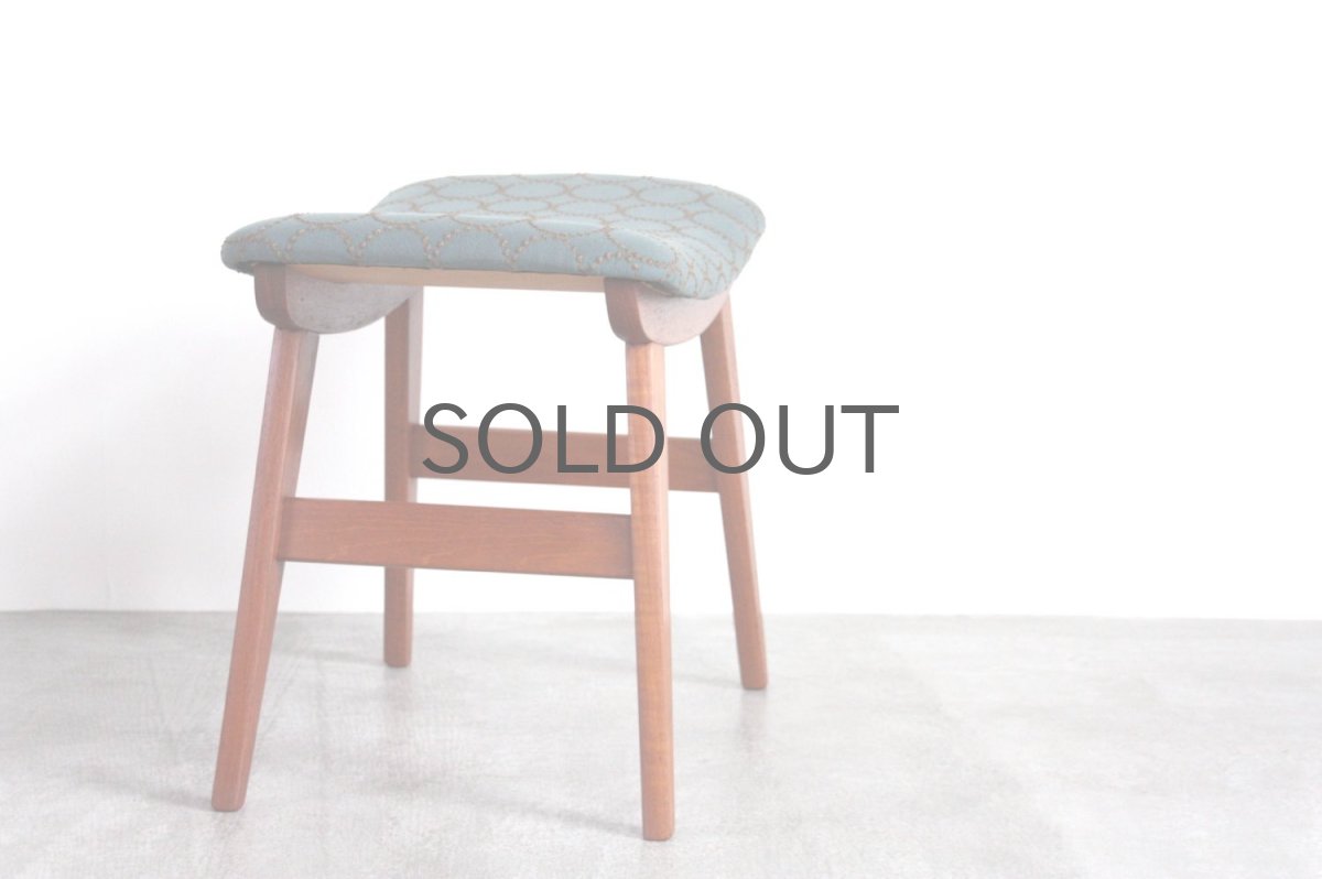 画像5: 北欧ビンテージ家具/デンマーク製/スツール✕ミナ ペルホネン/tambaurine/タンバリン/dop/No.2 (5)