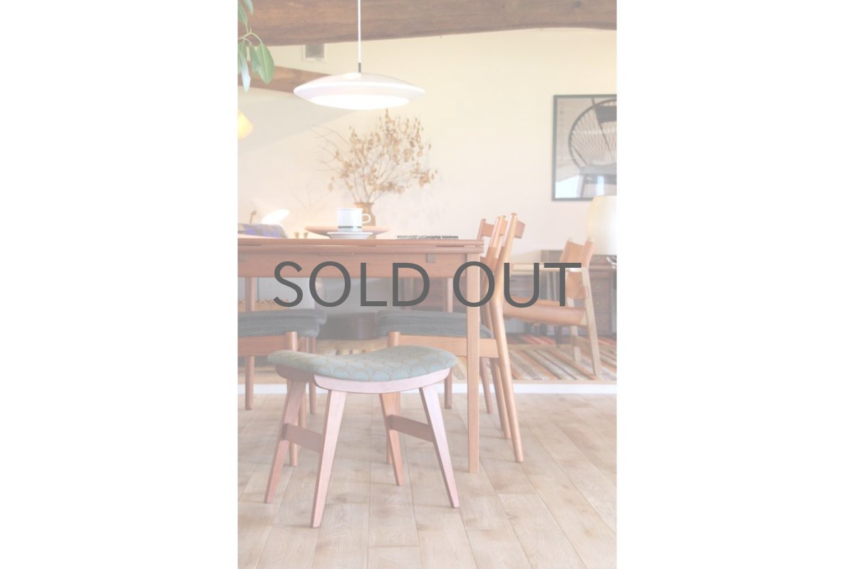 画像6: 北欧ビンテージ家具/デンマーク製/スツール✕ミナ ペルホネン/tambaurine/タンバリン/dop/No.2 (6)