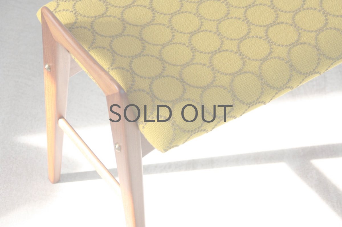 画像4: 北欧ビンテージ家具/スウェーデン製/スツール✕ミナ ペルホネン/タンバリン (4)