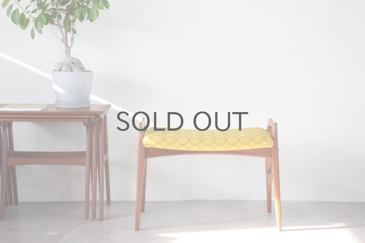 画像6: 北欧ビンテージ家具/スウェーデン製/スツール✕ミナ ペルホネン/タンバリン (6)