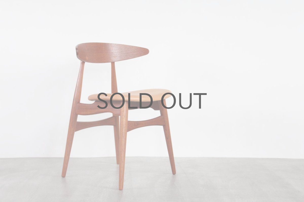 画像1: 北欧ビンテージ家具/Hans j Wegner/ハンス J ウェグナー/Carl Hansen & Son/CH33/ダイニングチェア/チーク  (1)