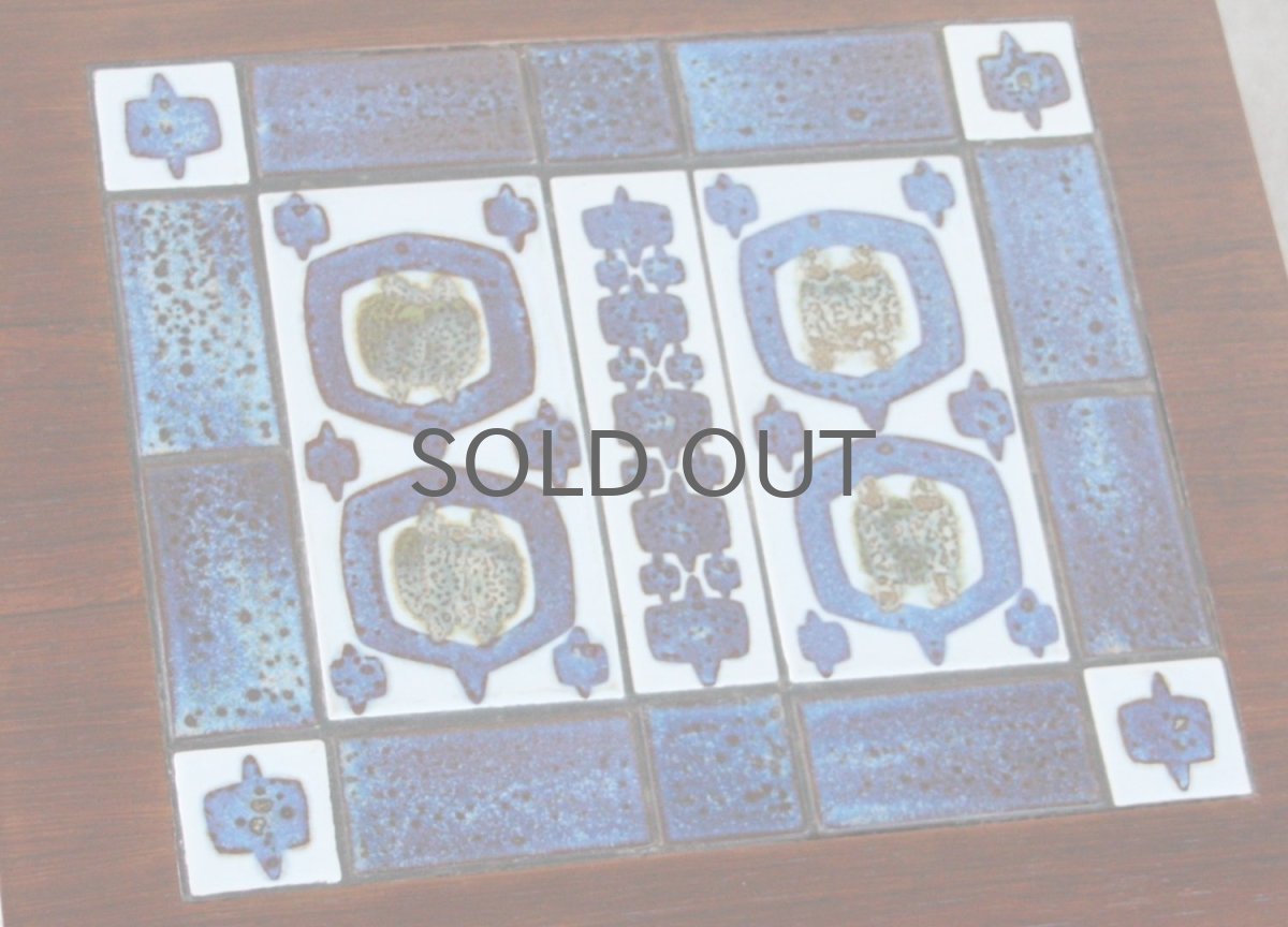 画像4: 北欧家ビンテージ具/デンマーク/ロイヤルコペンハーゲン/ネストテーブル/タイルトップ/ローズウッド (4)