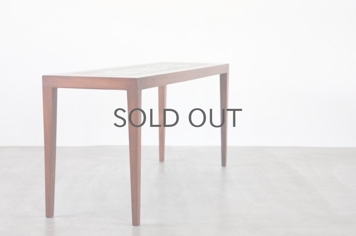 画像8: ビンテージ北欧家具/デンマーク/ロイヤルコペンハーゲン/タイルトップ/サイドテーブル/ローズウッド (8)