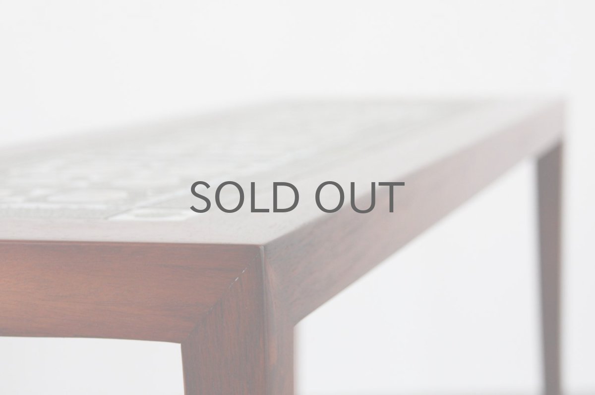 画像7: ビンテージ北欧家具/デンマーク/ロイヤルコペンハーゲン/タイルトップ/サイドテーブル/ローズウッド (7)