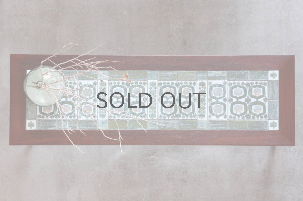 画像2: ビンテージ北欧家具/デンマーク/ロイヤルコペンハーゲン/タイルトップ/サイドテーブル/ローズウッド (2)