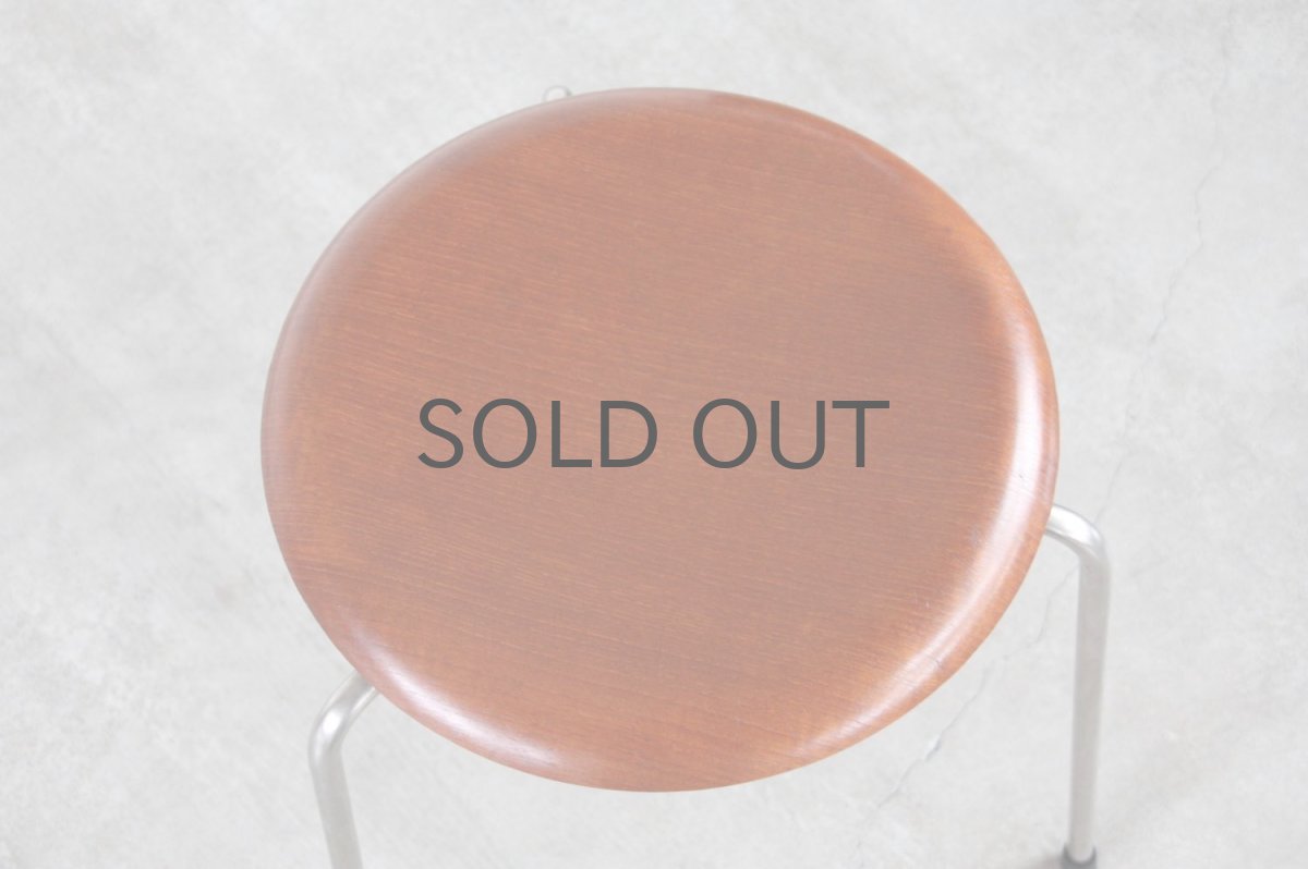 画像3: 北欧ビンテージ家具/デンマーク/Arne Jacobsen/アルネ・ヤコブセン/Fritz Hansen//ドットスツール3107 (3)