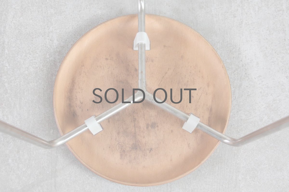 画像6: 北欧ビンテージ家具/デンマーク/Arne Jacobsen/アルネ・ヤコブセン/Fritz Hansen//ドットスツール3107 (6)