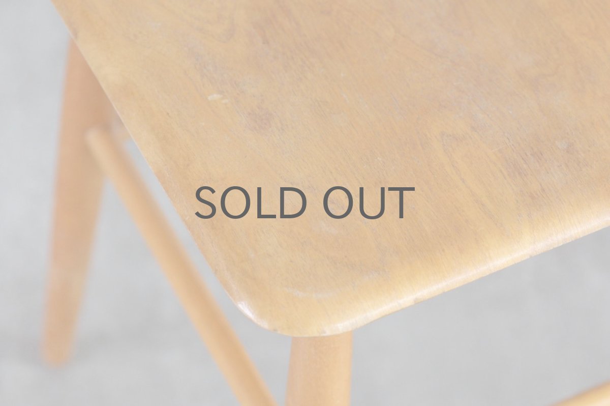 画像5: 北欧ビンテージ家具/Ilmari Tapiovaara/イルマリ・タピオヴァーラ/ファネットスツール/EDSBY VERKEN/ナチュラル/1958 (5)