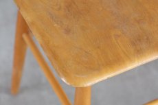 画像5: 北欧ビンテージ家具/Ilmari Tapiovaara/イルマリ・タピオヴァーラ/ファネットスツール/EDSBY VERKEN/ナチュラル/1958 (5)