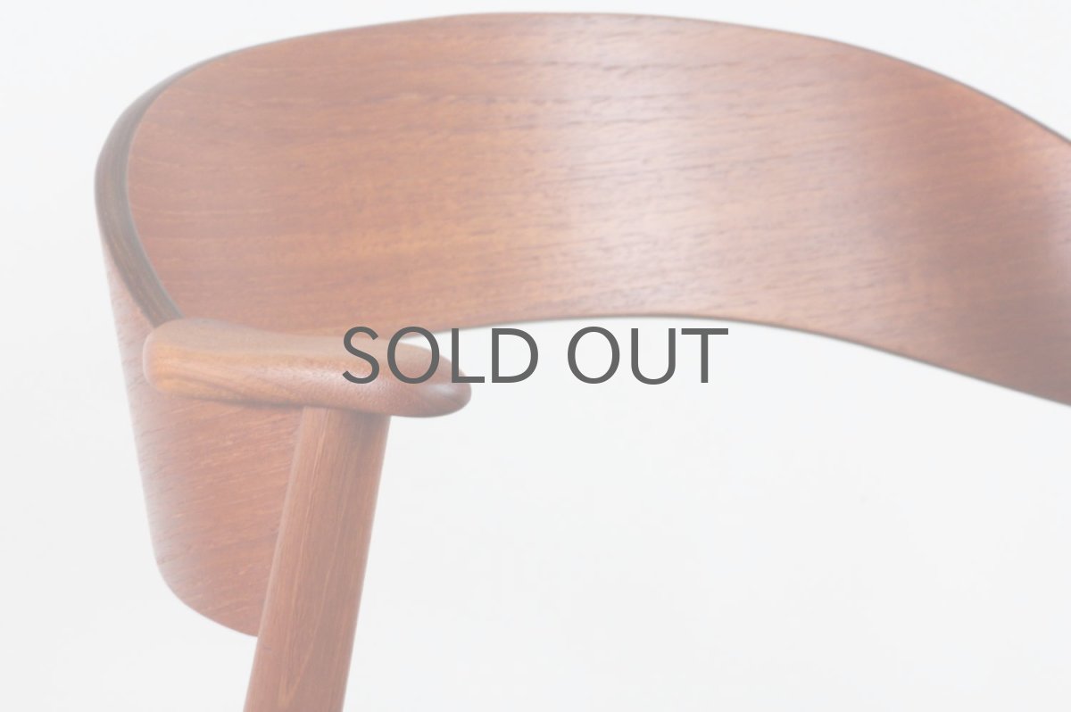 画像5: 北欧ビンテージ家具/デンマーク製/カイ・クリスチャンセン/ダイニングチェア/チーク×オーク (5)