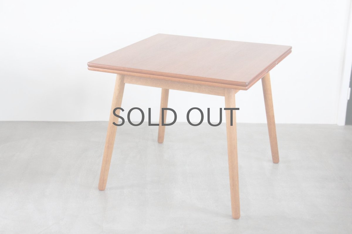 画像4: 北欧ビンテージ家具/デンマーク製 /ポール M ヴォルザー/ダイニングテーブル/チーク&オーク (4)