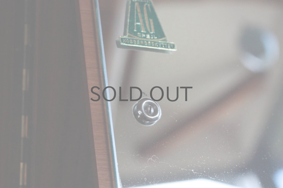 画像13: 北欧ビンテージ家具/デンマーク製/チークライティングビューロー/4段引き出し (13)