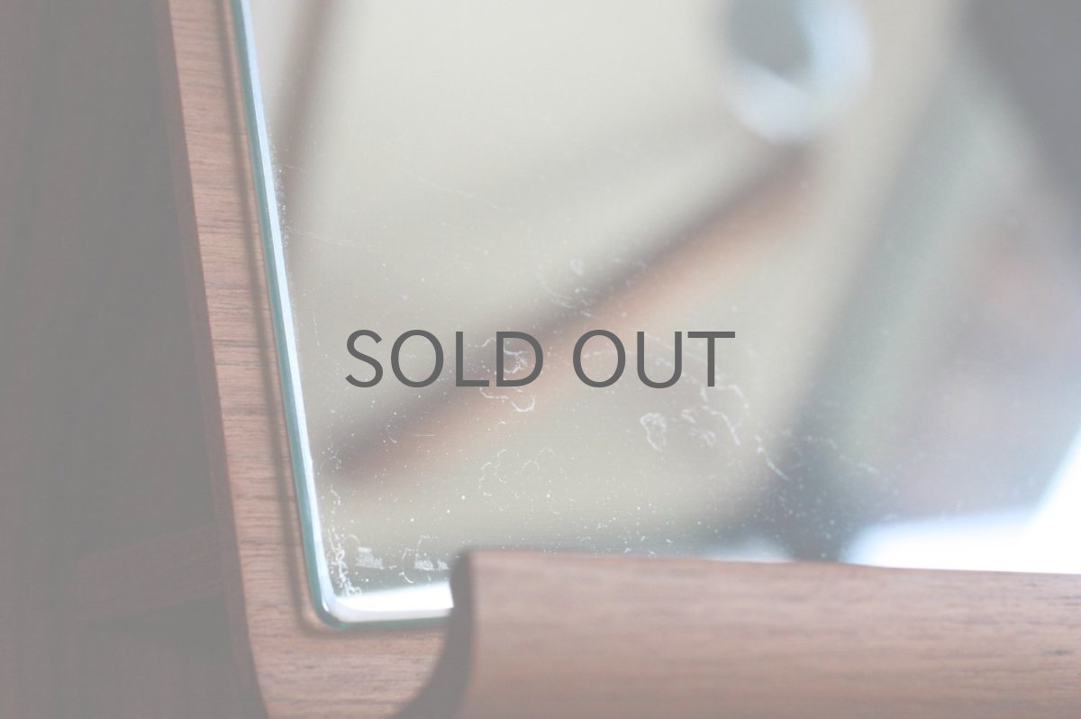 画像14: 北欧ビンテージ家具/デンマーク製/チークライティングビューロー/4段引き出し (14)