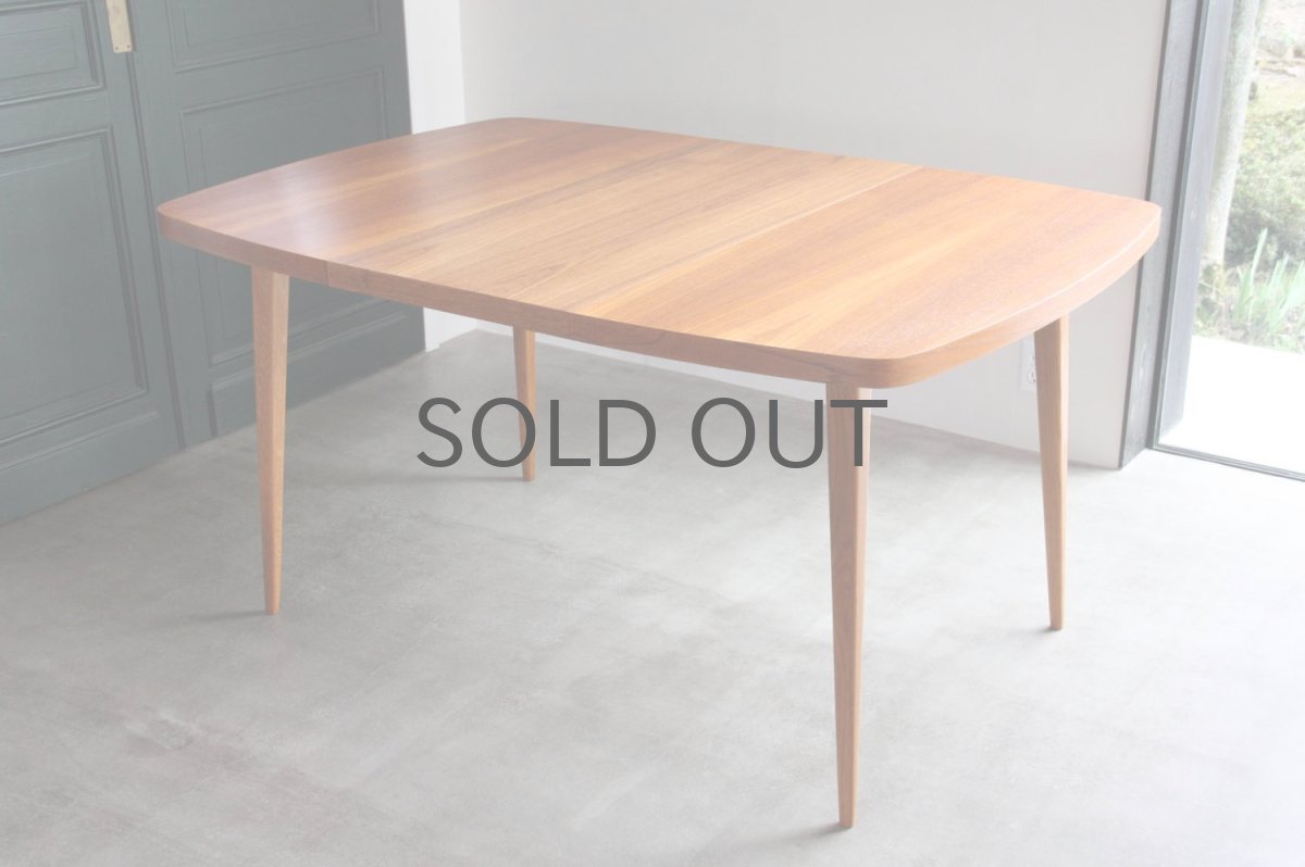 画像10: 北欧ビンテージ/スウェーデン製/ダイニングテーブル/正方形/エクステンション2枚付き/チーク (10)