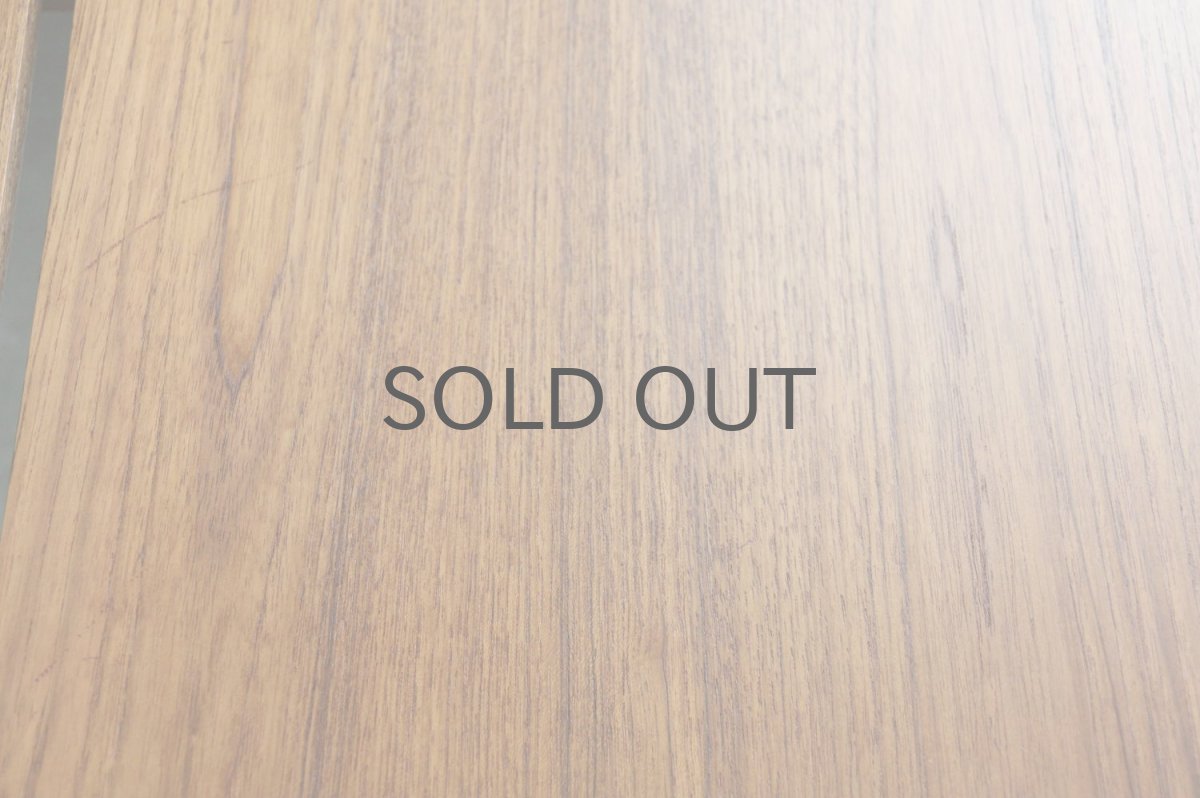 画像7: 北欧ビンテージ/スウェーデン製/ダイニングテーブル/正方形/エクステンション2枚付き/チーク (7)