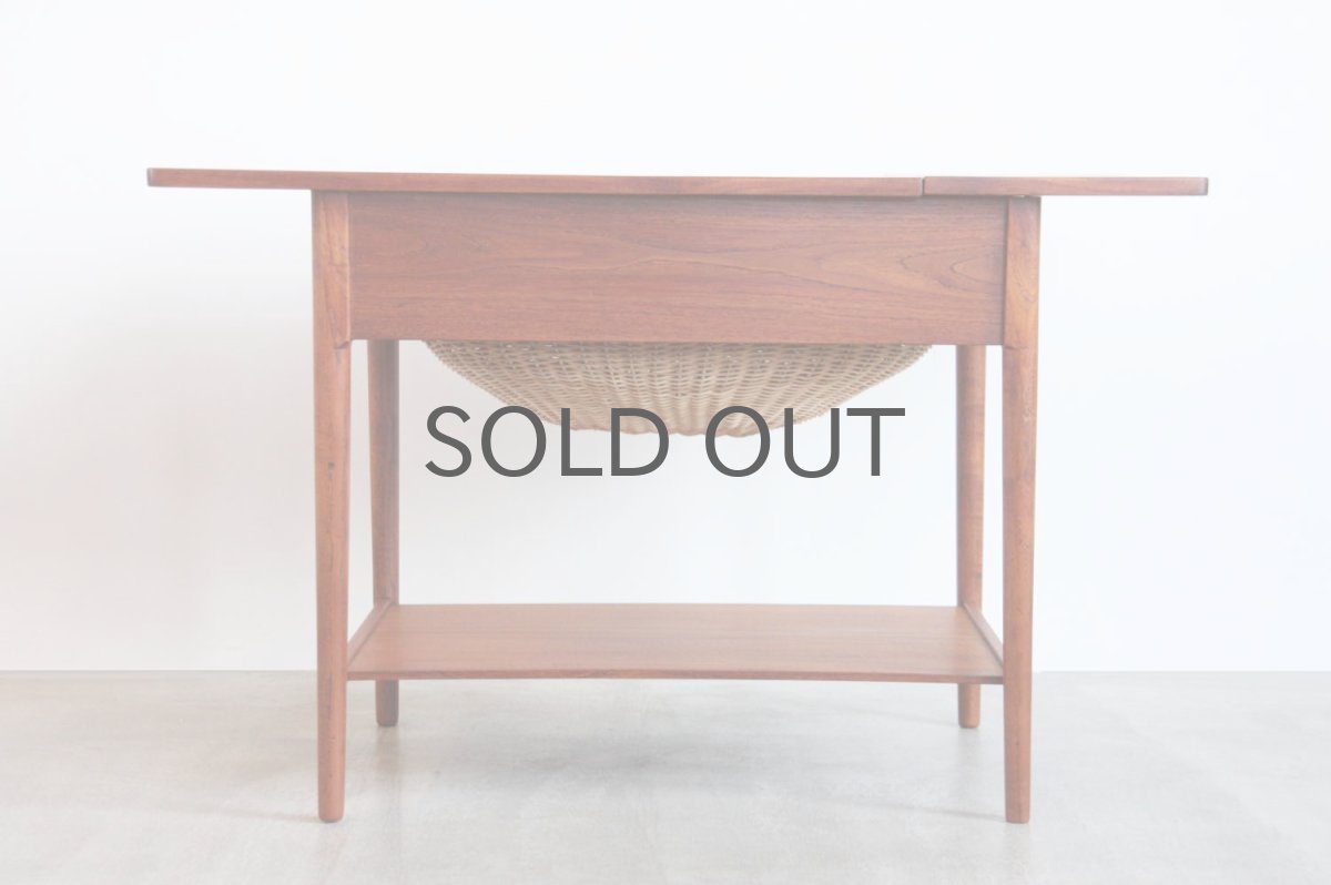 画像4: 北欧ビンテージ家具/デンマーク/ソーイングキャビネット/チーク (4)