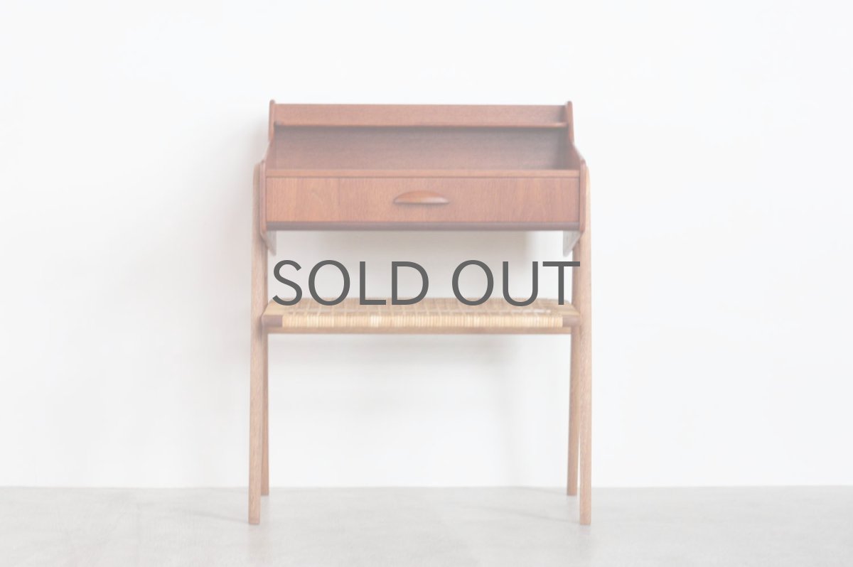 画像2: ビンテージ北欧家具/デンマーク製/ミニチェスト/チーク✕オーク (2)