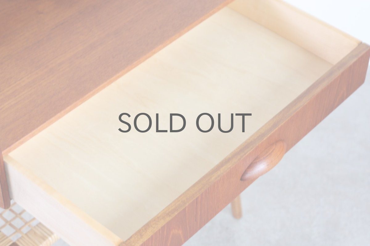 画像8: ビンテージ北欧家具/デンマーク製/ミニチェスト/チーク✕オーク (8)