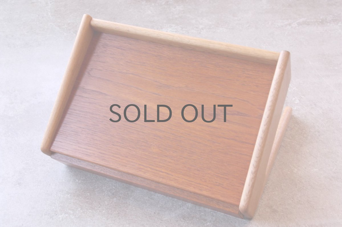 画像4: 北欧ビンテージインテリア雑貨/Orum Mobelfabrik/チーク&オーク/ウォールシェルフ/壁掛け引き出し棚 (4)