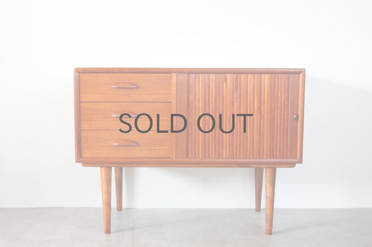 画像2: 北欧ビンテージ家具/チークキャビネット (2)