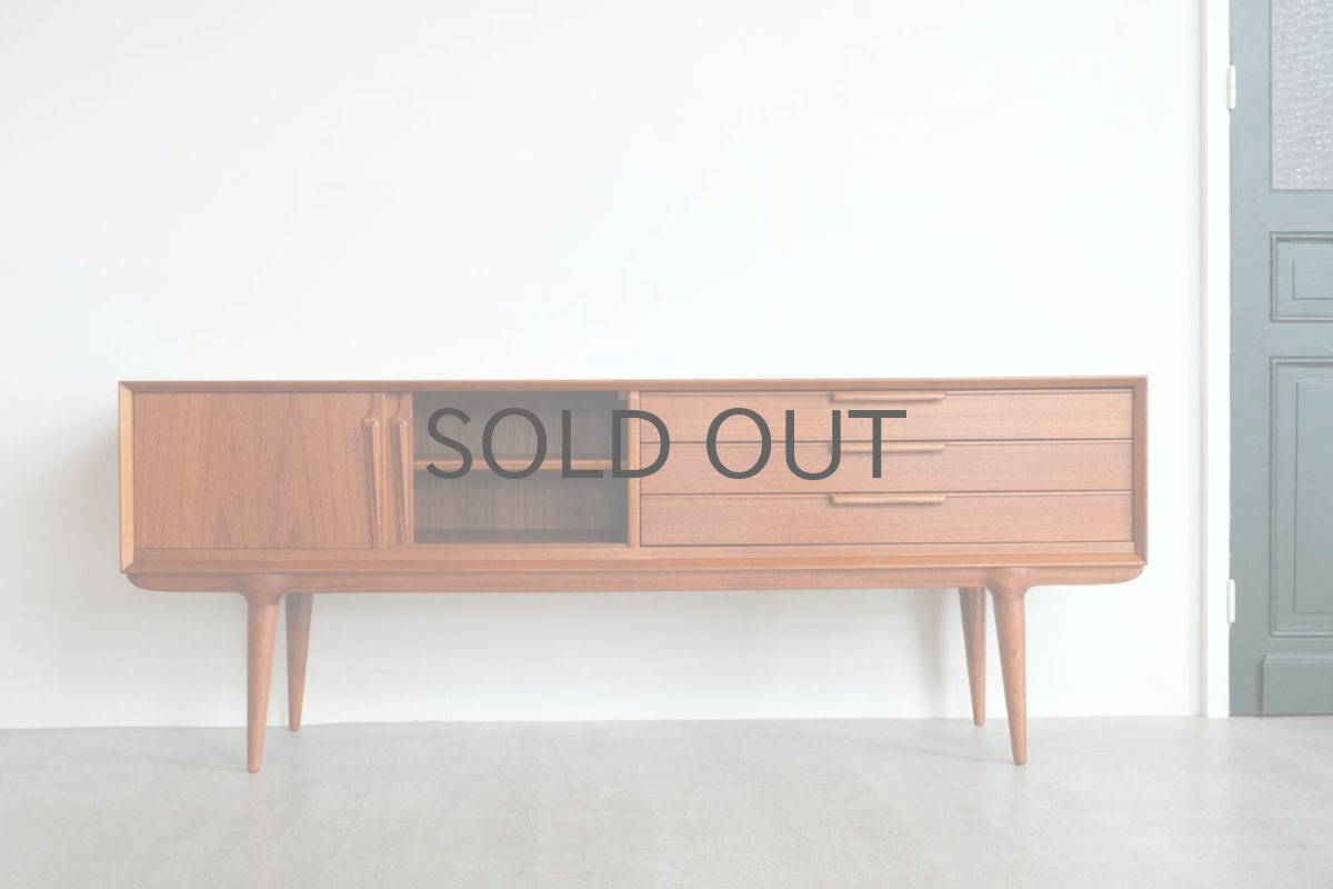 画像3: ビンテージ北欧家具/デンマーク製/Omann Jun Møbelfabrik/サイドボード/チーク  (3)