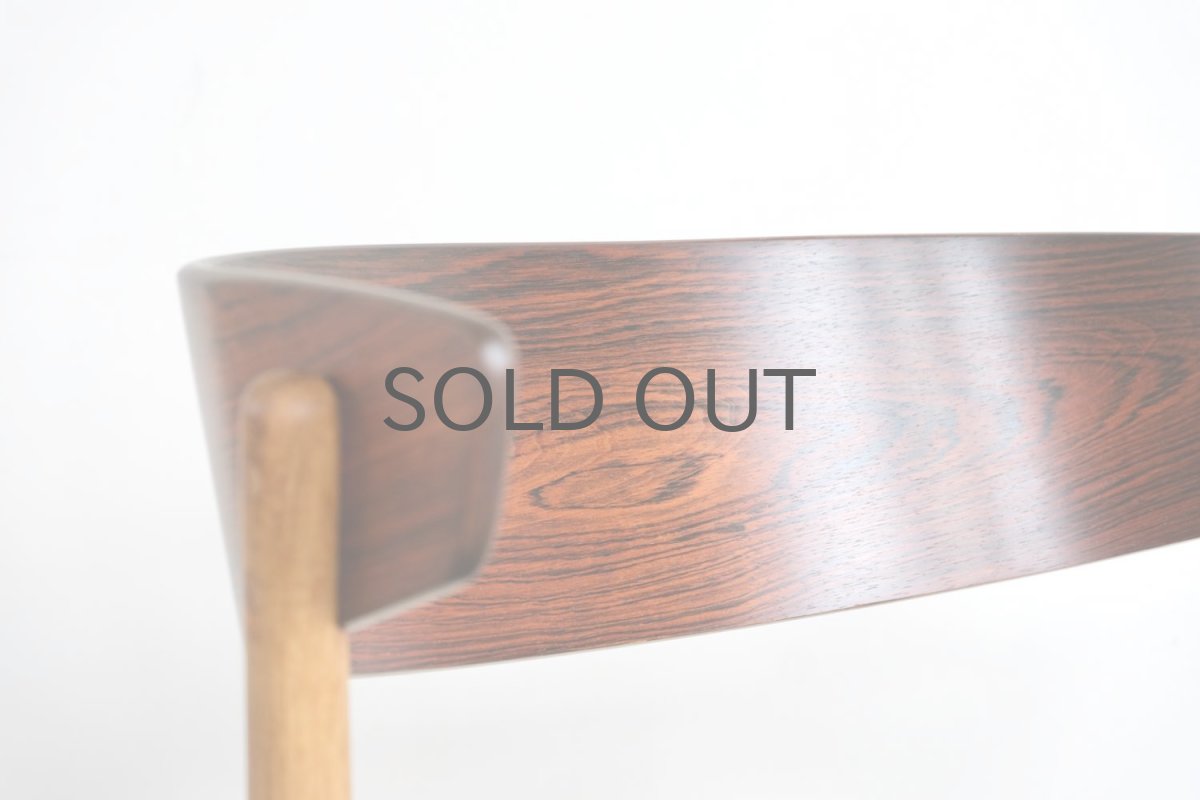 画像6: 北欧ビンテージ家具/デンマーク製/Sibast/シバスト/ No.7チェア/ローズウッド＆オーク/ダイニングチェア (6)