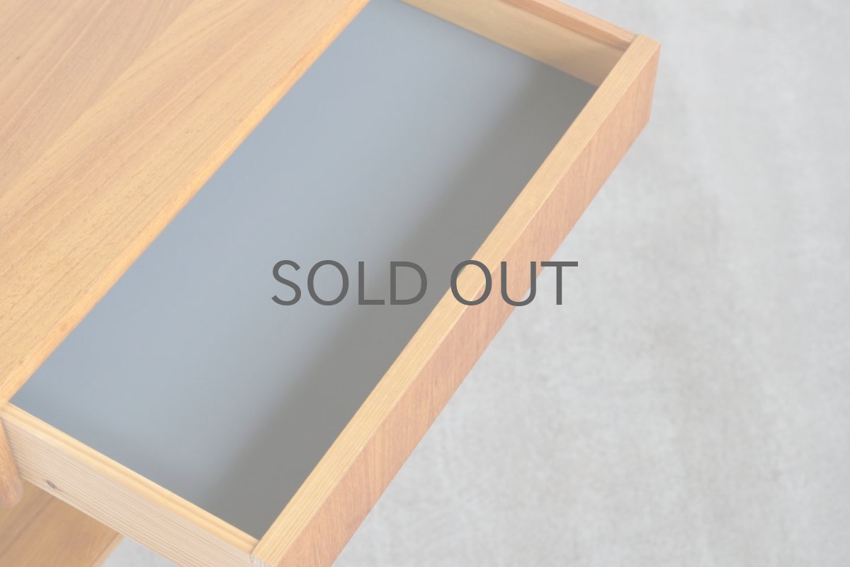 画像7: 北欧ビンテージ家具/スウェーデン/チーク×ビーチ/ベッドサイドテーブル (7)