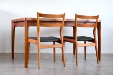 画像1: 北欧ビンテージ家具/デンマーク製 /Henning Kjærnulf/ダイニングテーブル/チーク/W140cm (1)