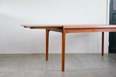 画像3: 北欧ビンテージ家具/デンマーク製 /Henning Kjærnulf/ダイニングテーブル/チーク/W140cm (3)