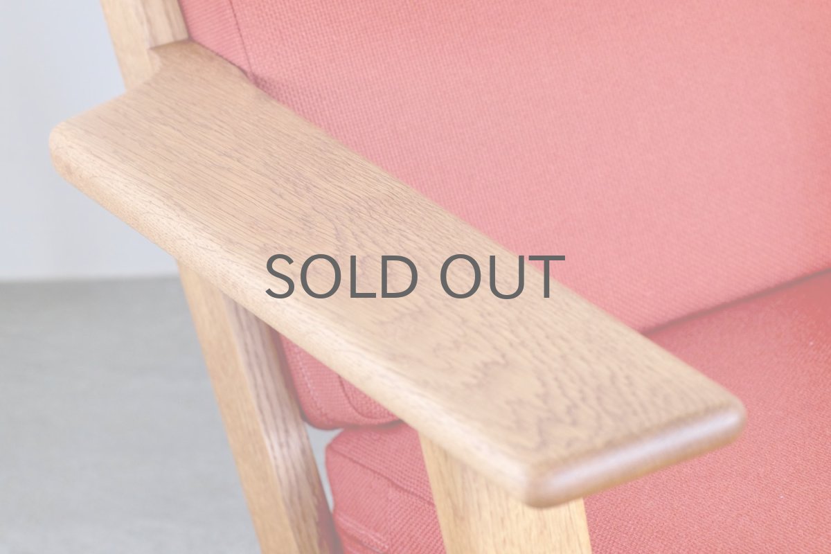 画像5: ビンテージ北欧家具/Hans j Wegner/ハンス J ウェグナー/ゲタマ/GE290/オーク/クッションはお好きなカラーで張替え代込 (5)