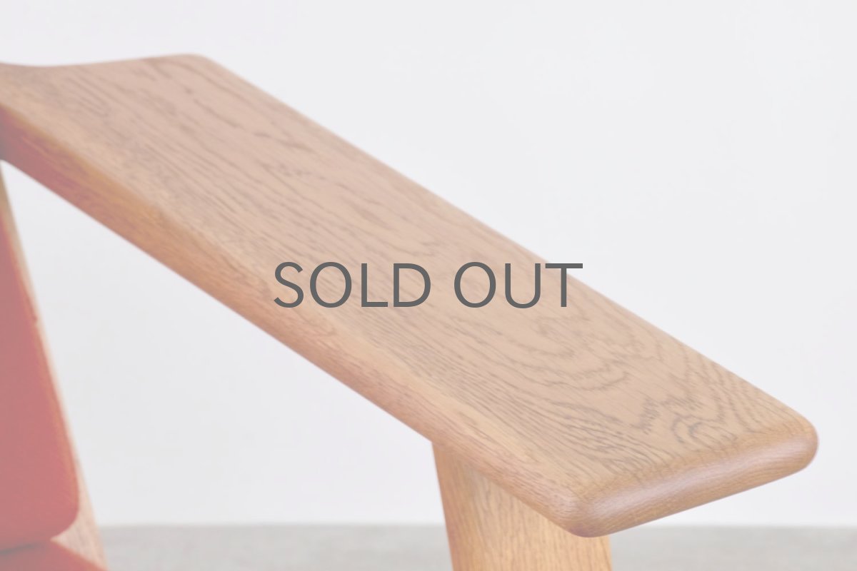 画像6: ビンテージ北欧家具/Hans j Wegner/ハンス J ウェグナー/ゲタマ/GE290/オーク/クッションはお好きなカラーで張替え代込 (6)