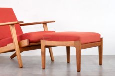 画像5: ビンテージ北欧家具/Hans j Wegner/ハンス J ウェグナー/ゲタマ/GE290オットマン/オーク/クッションはお好きなカラーで張替え代込 (5)